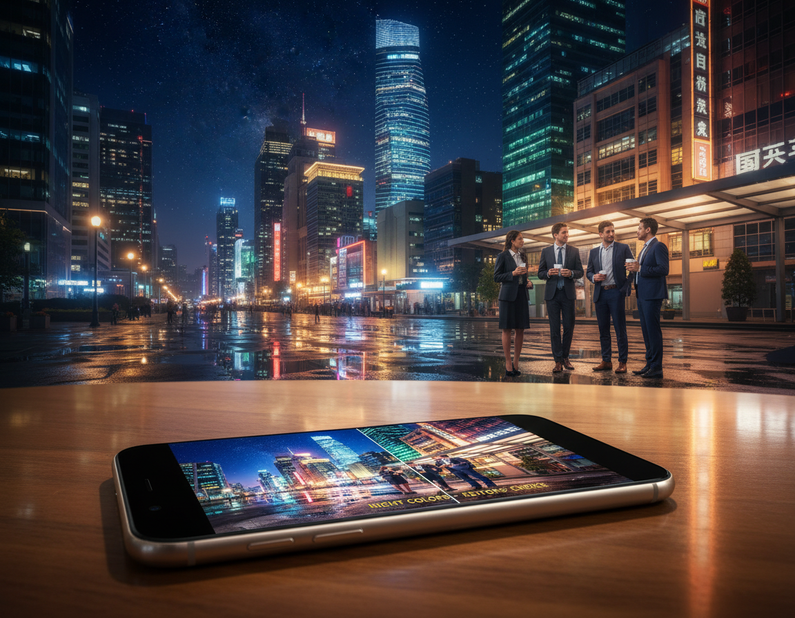 fix oversaturated colors night photography smartphone editing