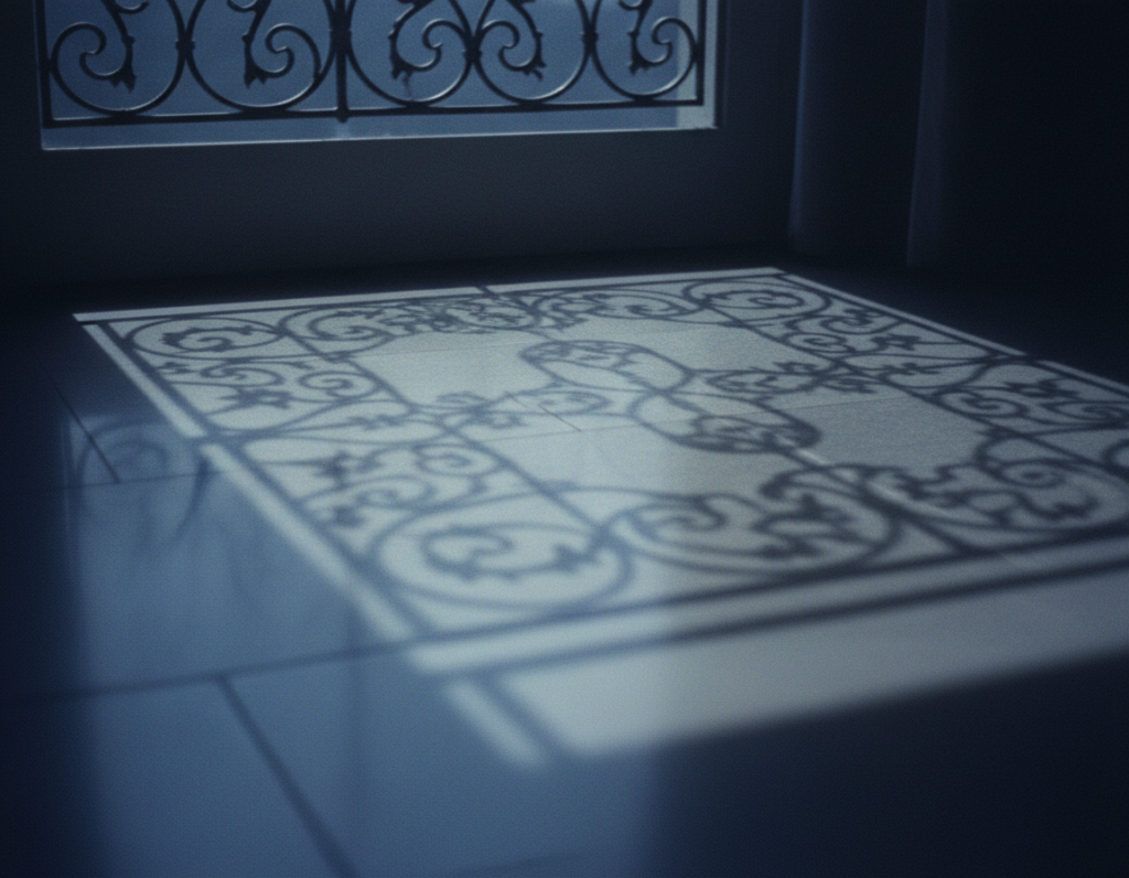 A close-up of elongated and intricate shadows cast by a decorative window grate, creating patterns on a smooth, dark surface. The lighting is soft and diffused, simulating moonlight filtering through, giving the scene an atmospheric glow. In the background, a subtle gradient of deep blues and gentle grays enhances the sense of depth, while a hint of graininess adds texture, reminiscent of low-light photography. The focus is on the sharp details of the shadows, emphasizing clarity and precision, drawing attention to the interplay of light and dark. The overall mood should evoke a sense of calm and reflection, ideal for highlighting the importance of editing for clean detail in nighttime imagery. A close-up of elongated and intricate shadows cast by a decorative window grate, creating patterns on a smooth, dark surface. The lighting is soft and diffused, simulating moonlight filtering through, giving the scene an atmospheric glow. In the background, a subtle gradient of deep blues and gentle grays enhances the sense of depth, while a hint of graininess adds texture, reminiscent of low-light photography. The focus is on the sharp details of the shadows, emphasizing clarity and precision, drawing attention to the interplay of light and dark. The overall mood should evoke a sense of calm and reflection, ideal for highlighting the importance of editing for clean detail in nighttime imagery.