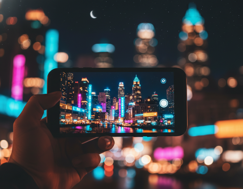 Correcting unnatural color tones in dark environment photos captured with smartphones