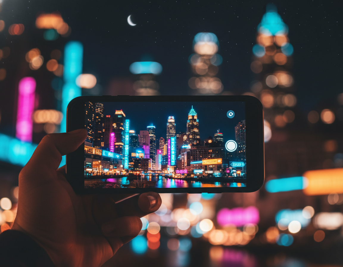 correct color tones low light smartphone images