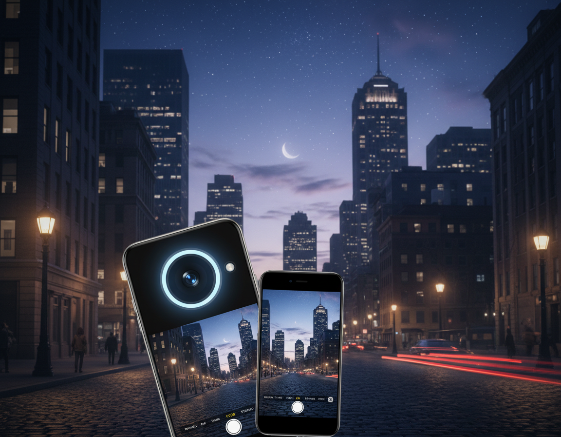 sensor size impact smartphone night photos